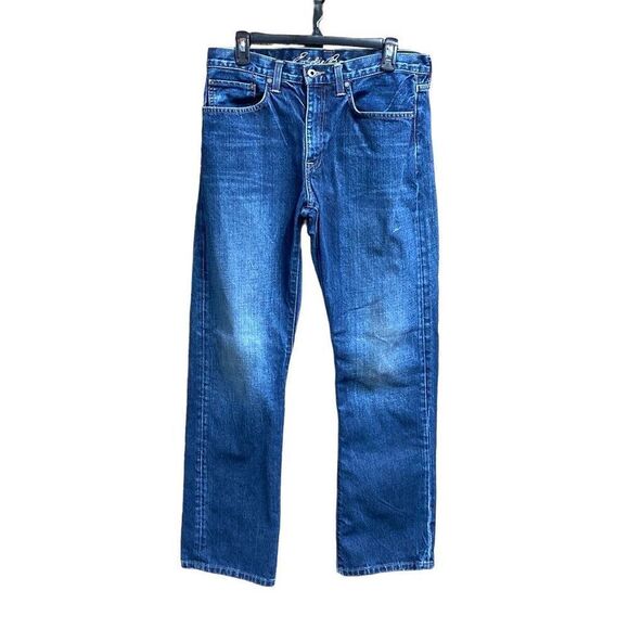Eddie Bauer Straight Blue Jeans Size 33x32 - Picture 1 of 10